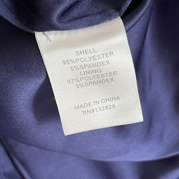 NEW! Lovers Friends Teddy Mini Dress Size S Blue Spaghetti Straps Ruffle Party - Picture 13 of 14